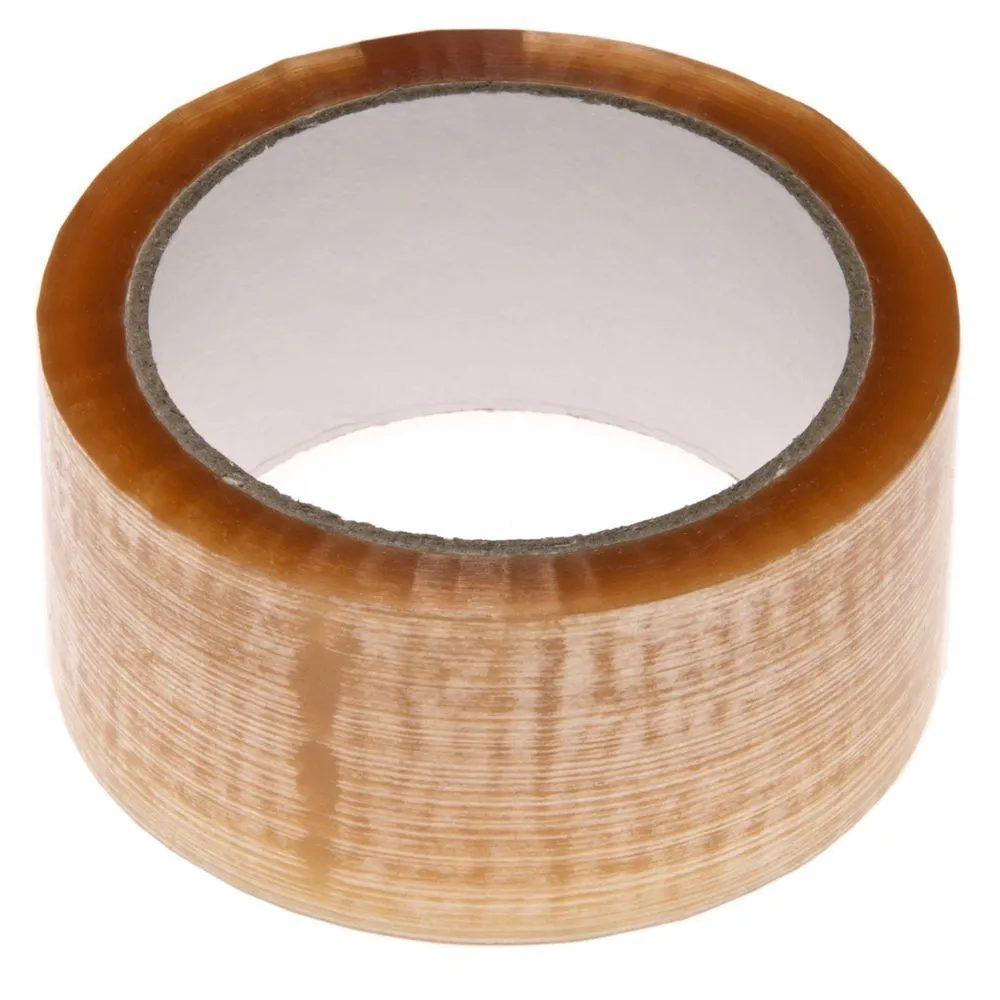Transparent packaging tape 48mm wide 38mic acrylic, 132m/roll