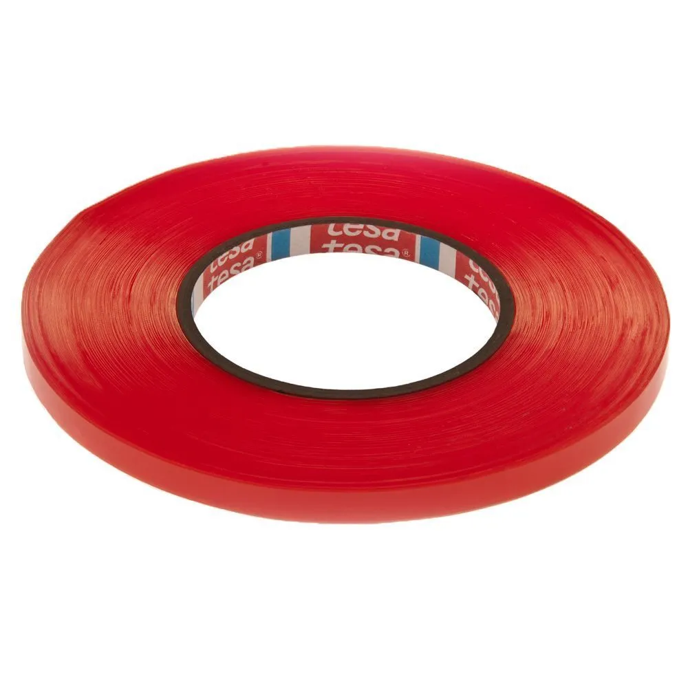 Transparent double-sided PET film tape Tesa 12mm wide, 50m/roll