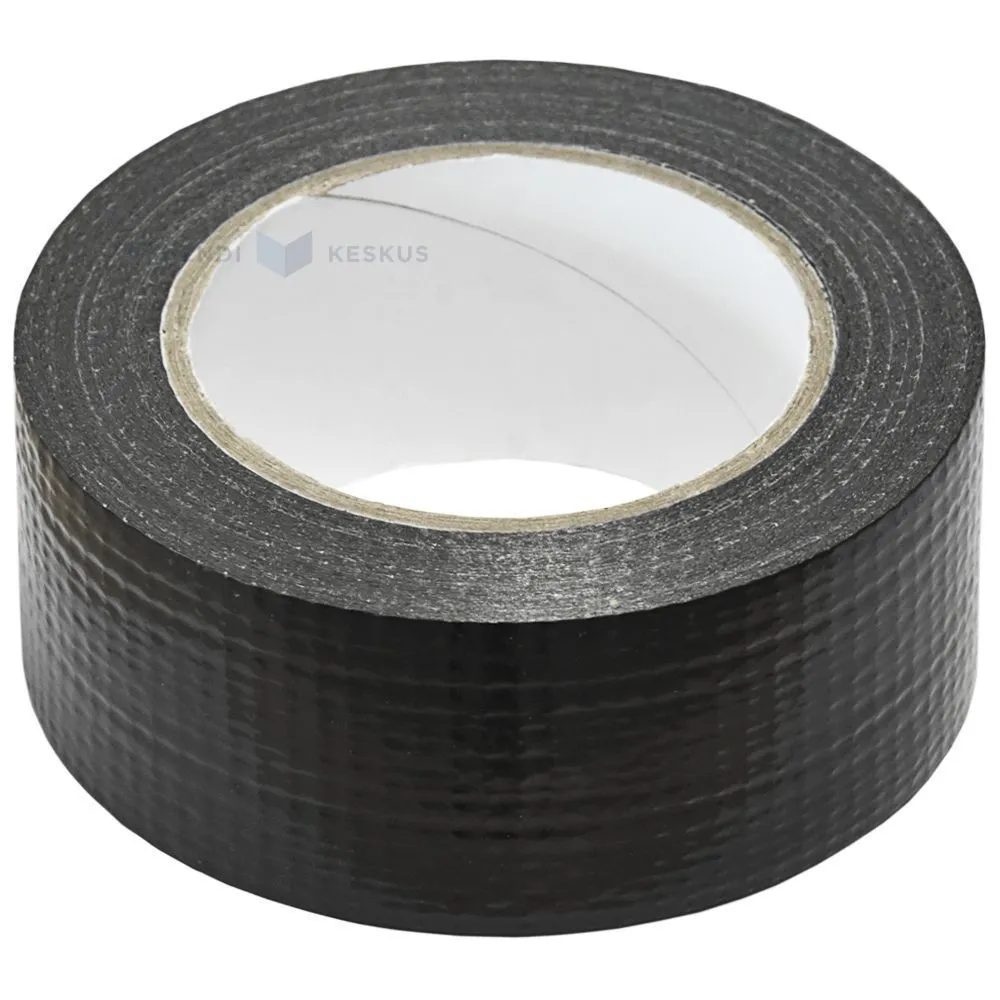 Must majapidamisteip ehk niiskuskindel teip 48mm lai, rullis 45m