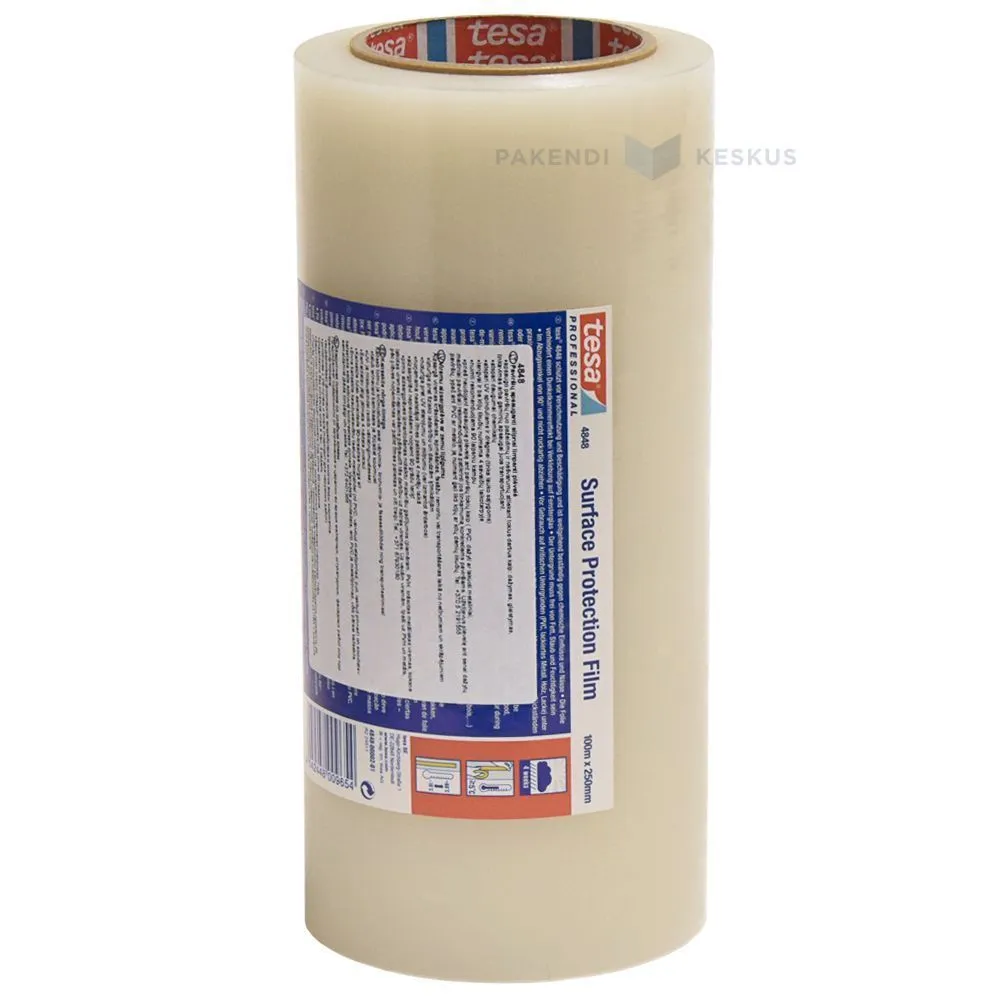 PE-protection film Tesa 25cm wide, 100m/roll