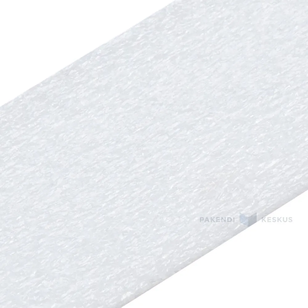 Valge pehmendusmaterjali teip 50mm lai 3mm paksusega, rullis 12,5m