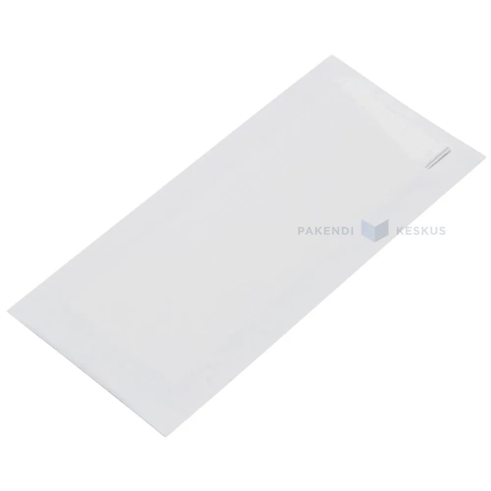 White cutlery pocket with 2-layered napkin 8,5+19cm, 100pcs/box