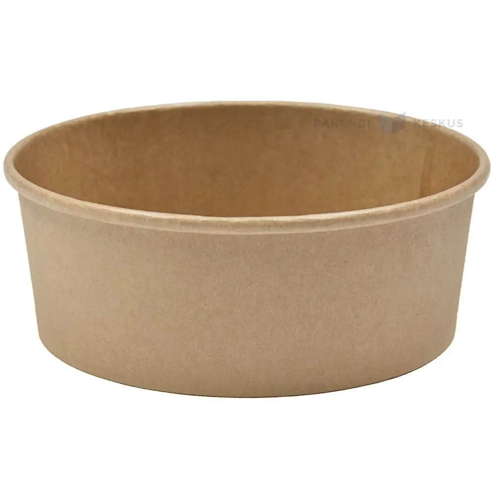 Carton salad cup 1000ml diameter 183mm, 20pcs/pack