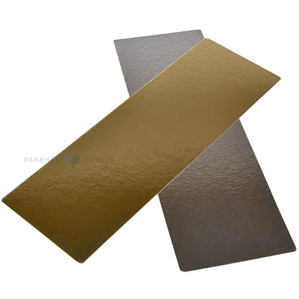 Golden-silver fish tray 150x450mm, 25pcs/pack