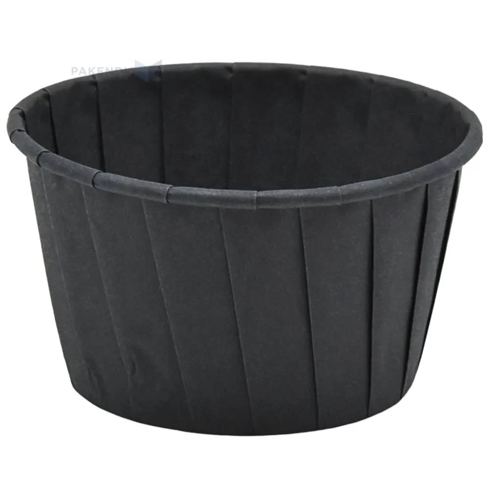 Black paper cupcake mold diam. 50mm height 42mm, 100pcs/pack