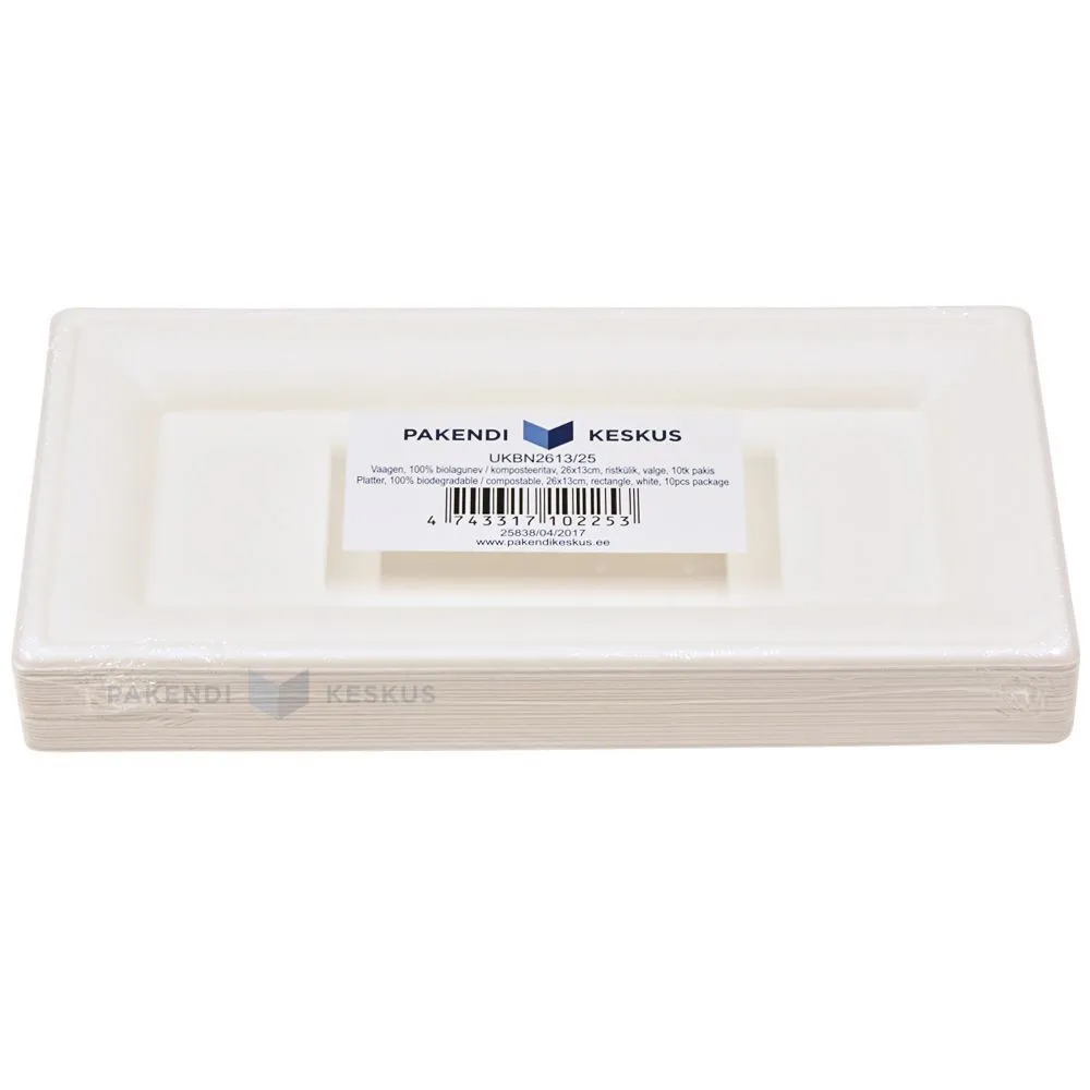Kandiline vaagen 100% biolagunev/komposteeritav 26x13cm, pakis 25tk