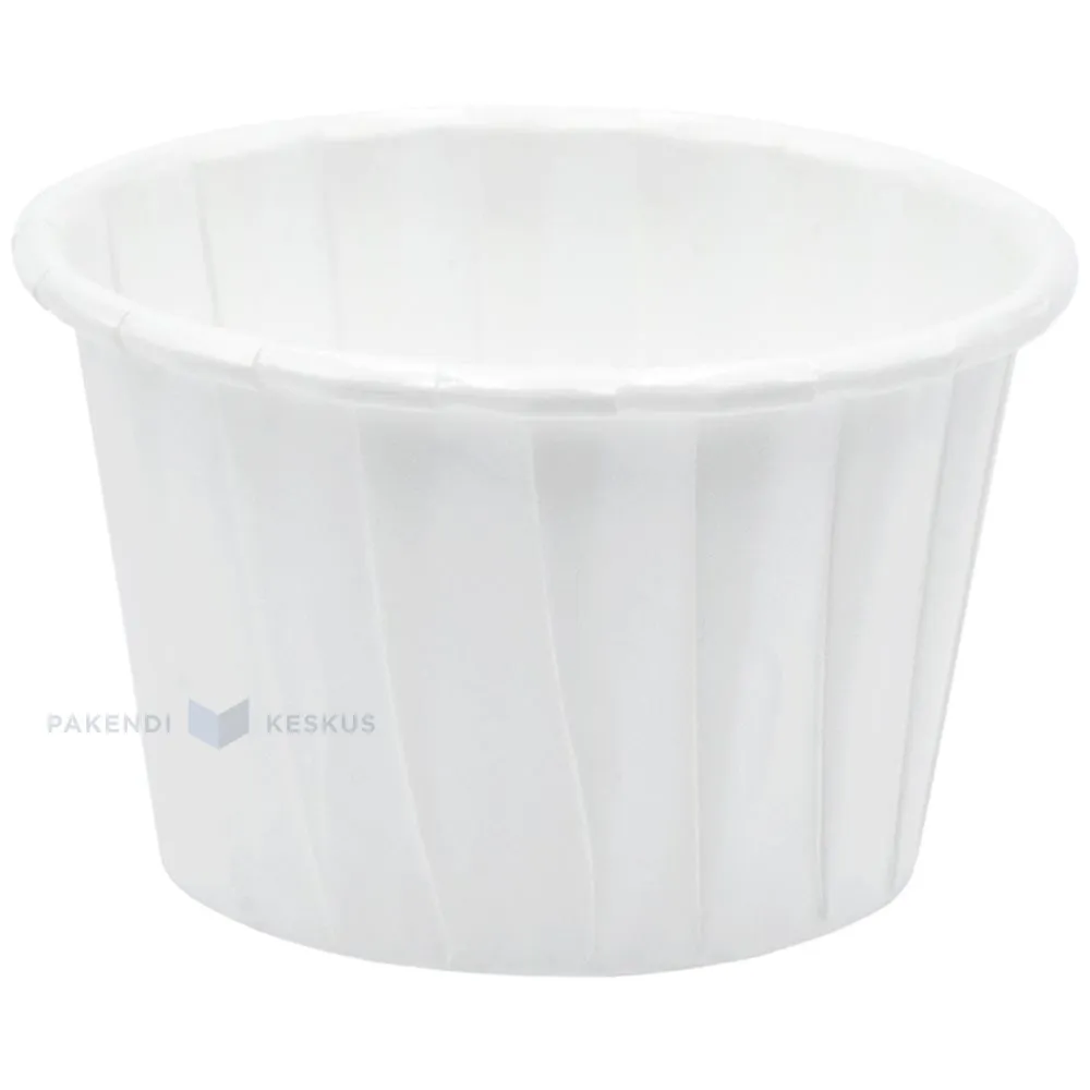 White paper+PE degustation cup 60ml diameter 56mm, 100pcs/pack