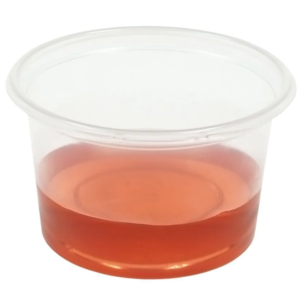 Läbipaistev degusteerimistops 50ml diameetriga 71mm, pakis 100tk