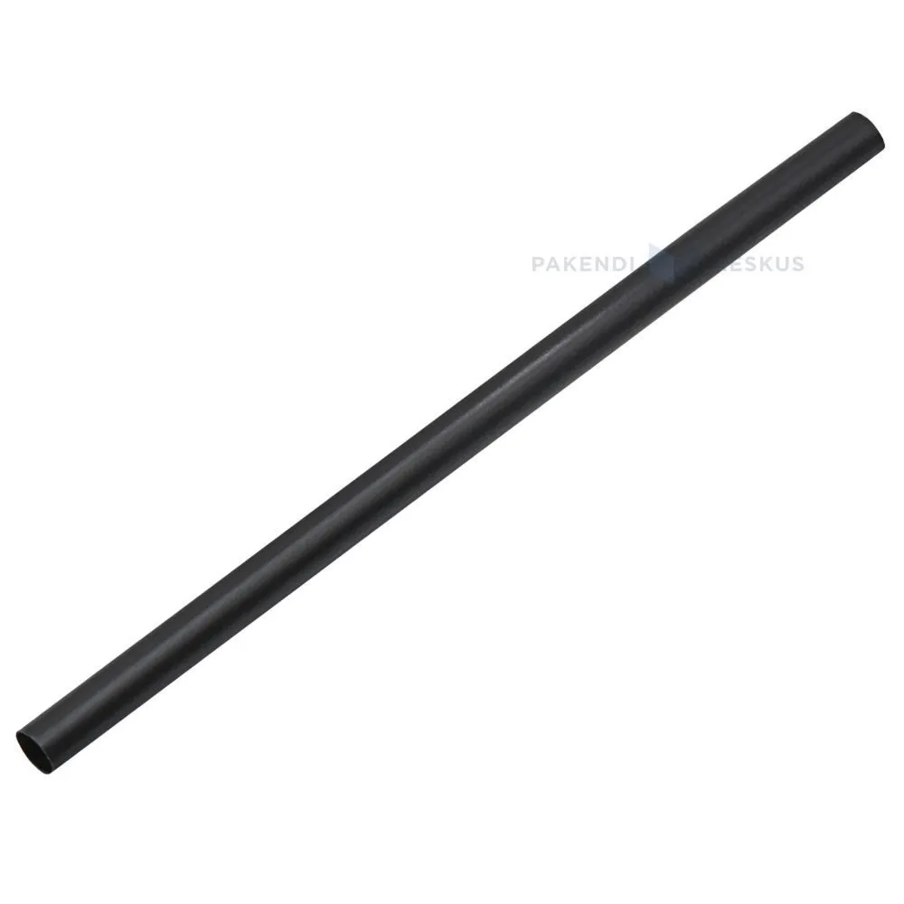 Korduvkasutatav musta värvi joogikõrs 0,7x15cm PP 50x masinpestav, pakis 500tk