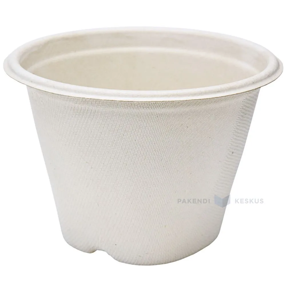 Toidukauss 100% biolagunev/komposteeritav diam. 13cm 250ml, pakis 100tk