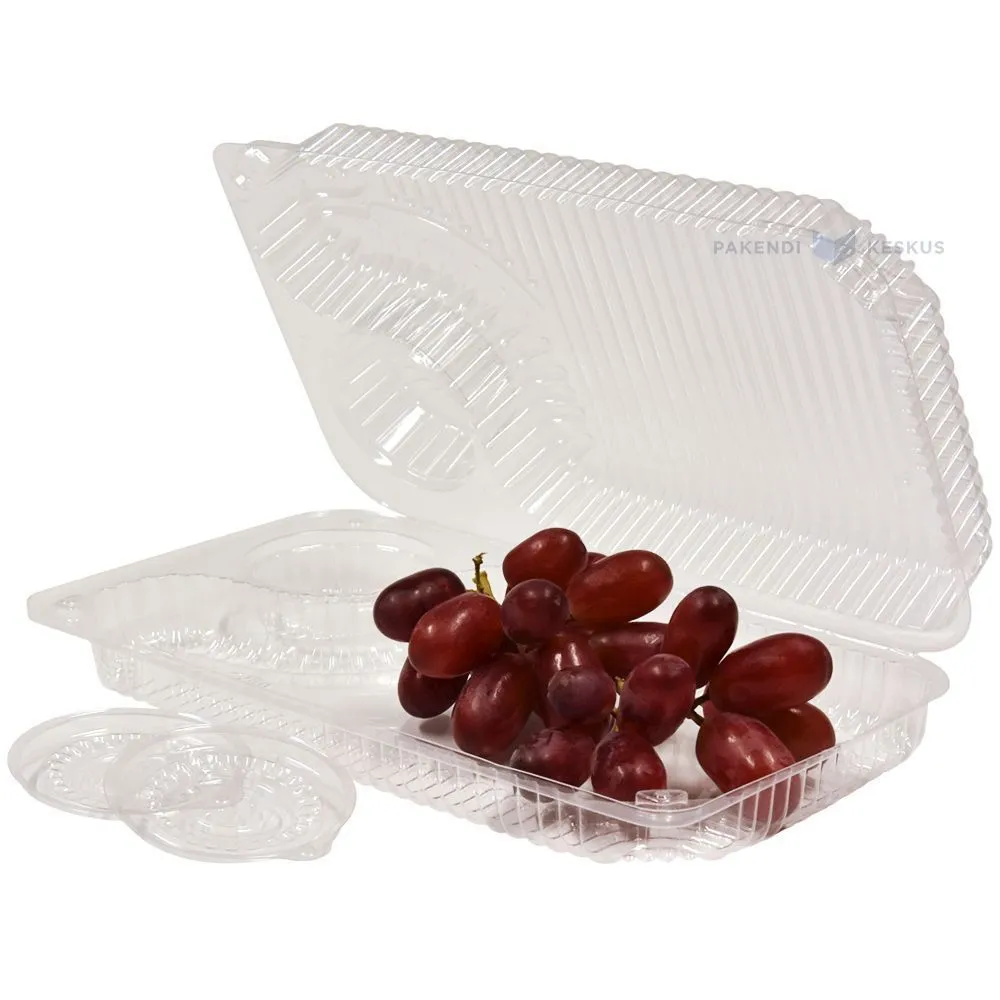 Suši trauks 1050ml ar diviem mērces trauciņiem 50ml+50ml, 50gb/iepakojumā