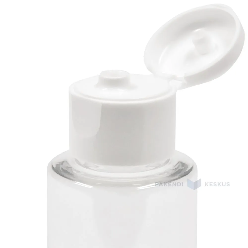 Белая открывающаяся крышка для пластиковой бутылки диам 28мм