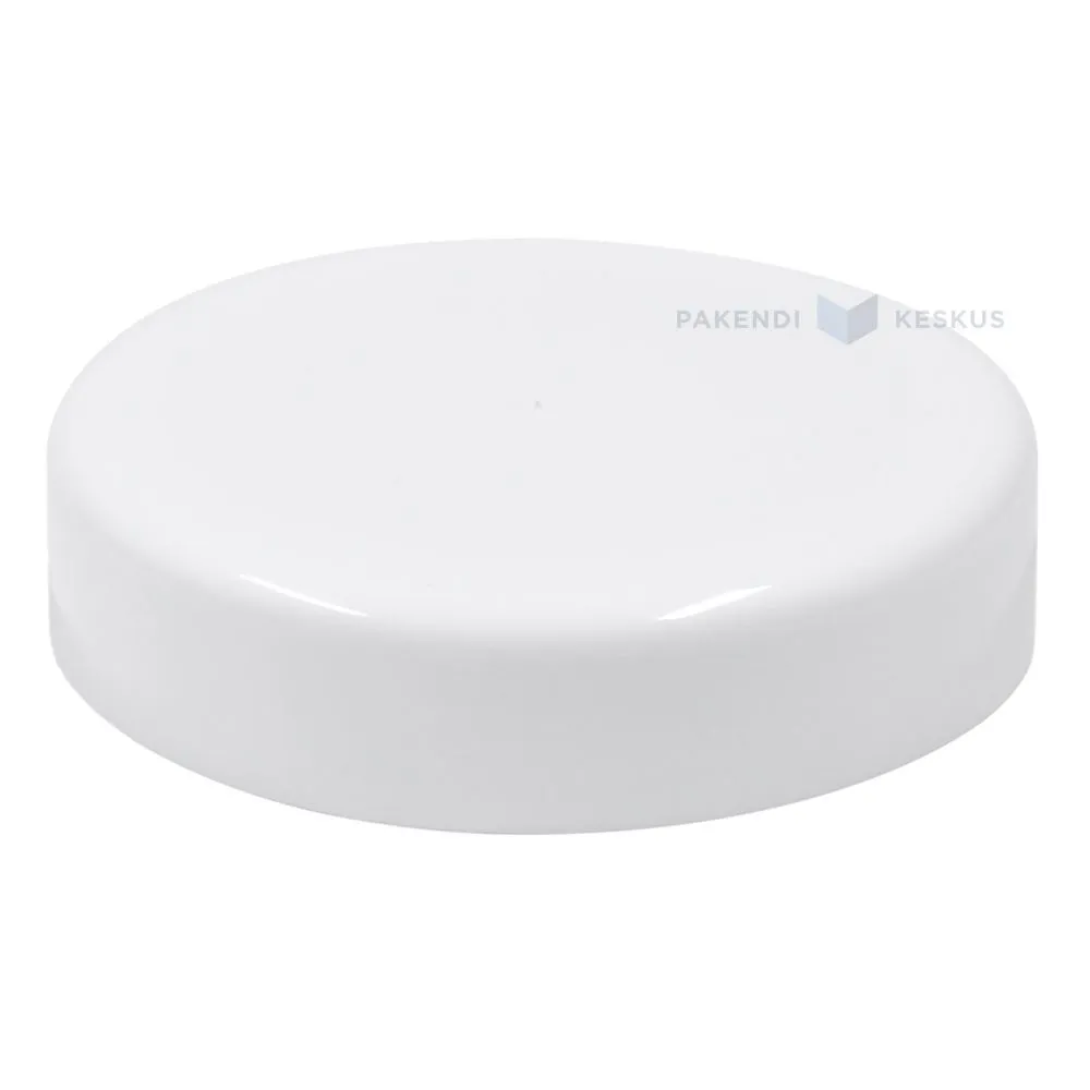 Valge kaas plastikust purgile diameetriga 83mm