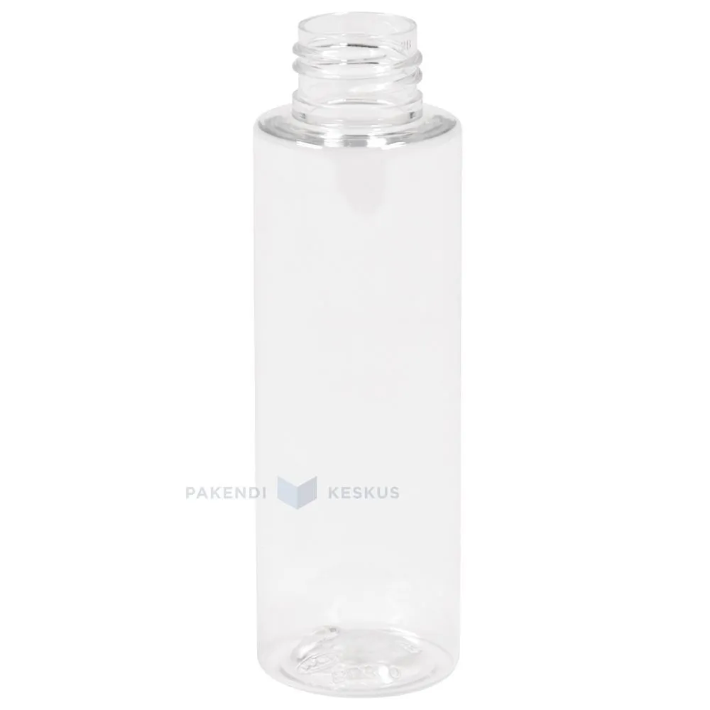 Plastic bottle "Cylindrical" PET 100ml diameter 24mm