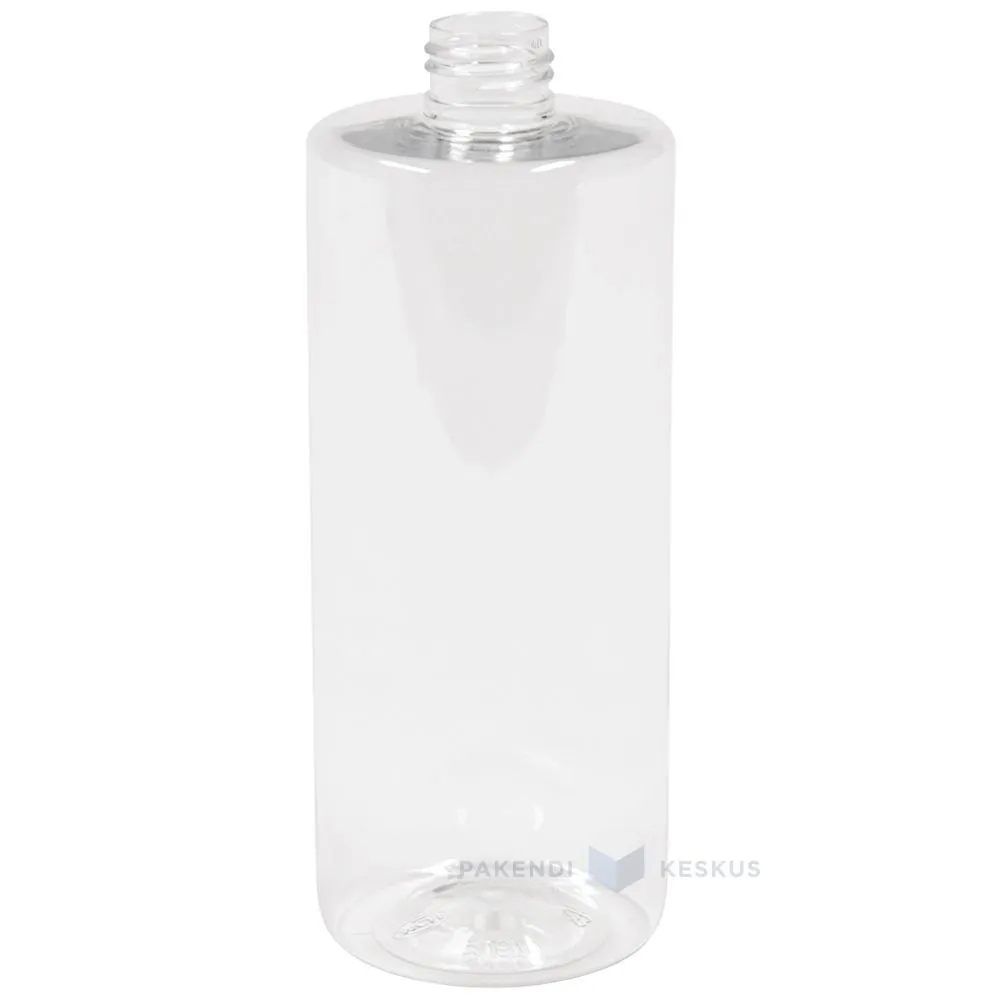 Plastic bottle "Cylindrical" PET 500ml diameter 24mm