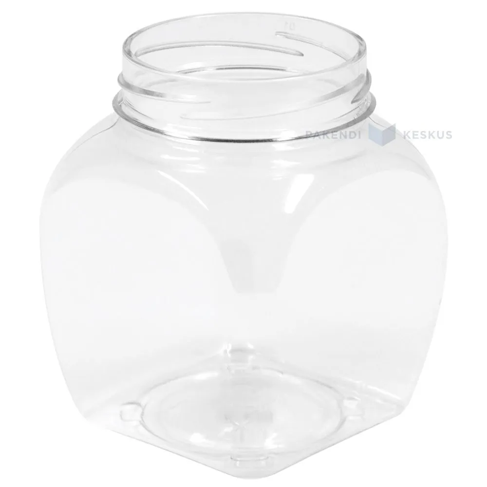 Plastikust purk "Lantern" PET 800ml diameetriga 83mm