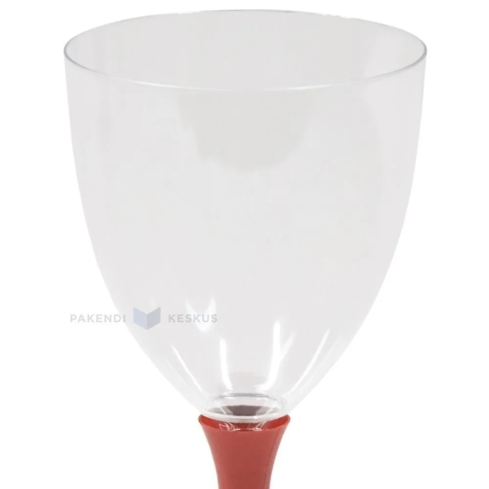 Ülaosa korduvkasutatavast plastikust veinipokaalile 300ml PS 50x masinpestav, pakis 20tk