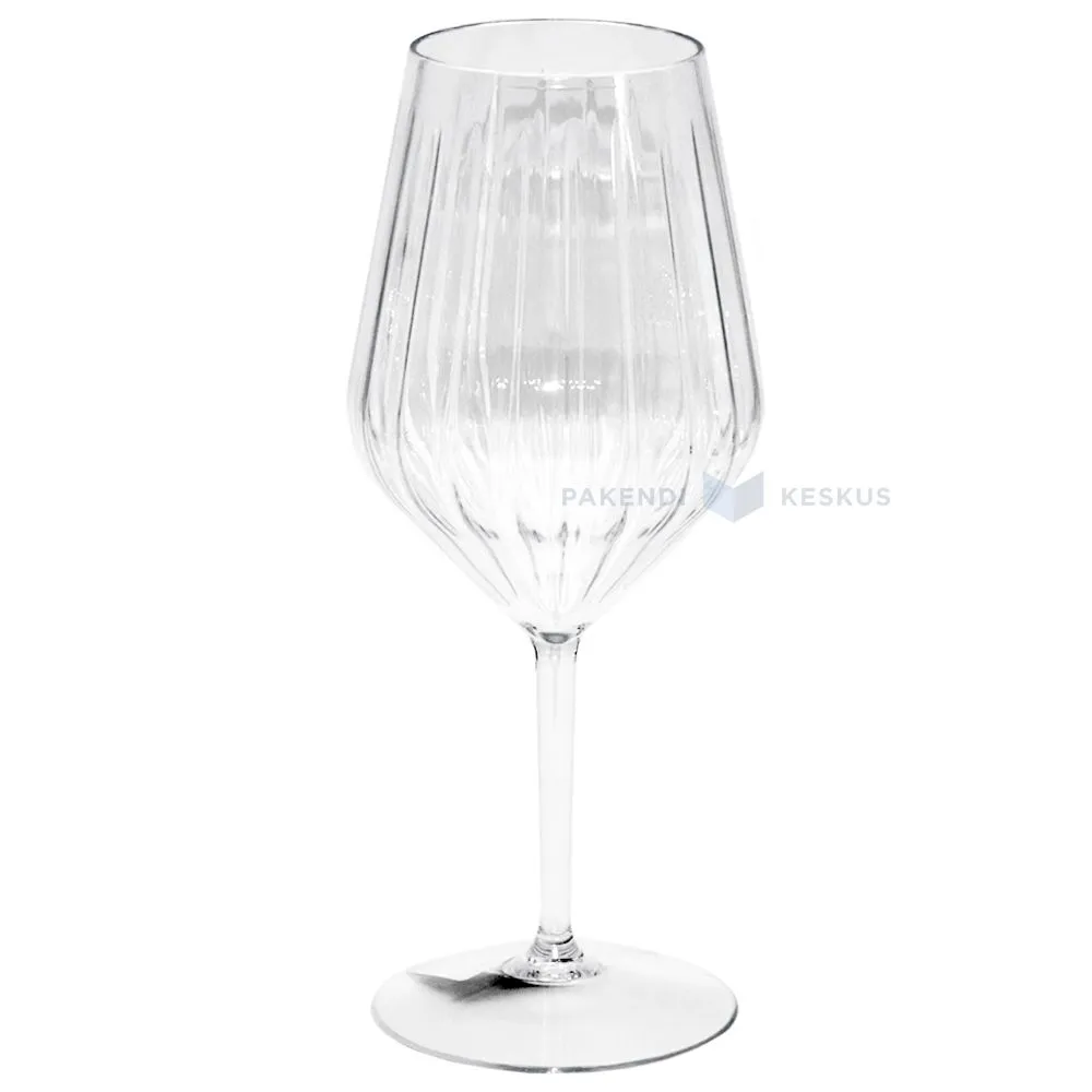 Reusable plastic transparent goblet Calice Kaleido 470ml TT 350x machine washable