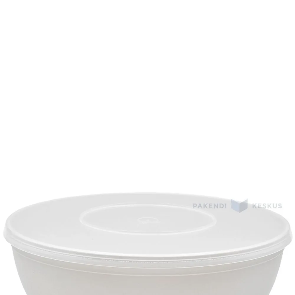 Korduvkasutatav läbipaistev kaas salatikausile diam. 20cm PP 125x masinpesu