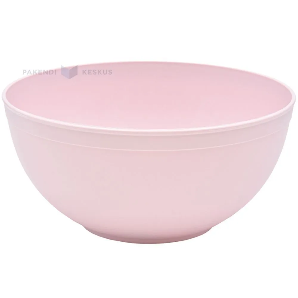 Korduvkasutatav roosa salatikauss 2000ml diam. 20cm PP 125x masinpesu