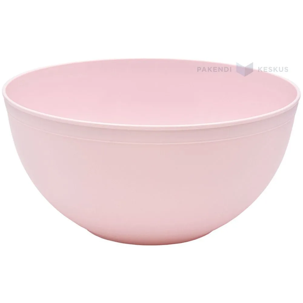 Korduvkasutatav roosa salatikauss 3350ml diam. 23,5cm PP 125x masinpesu