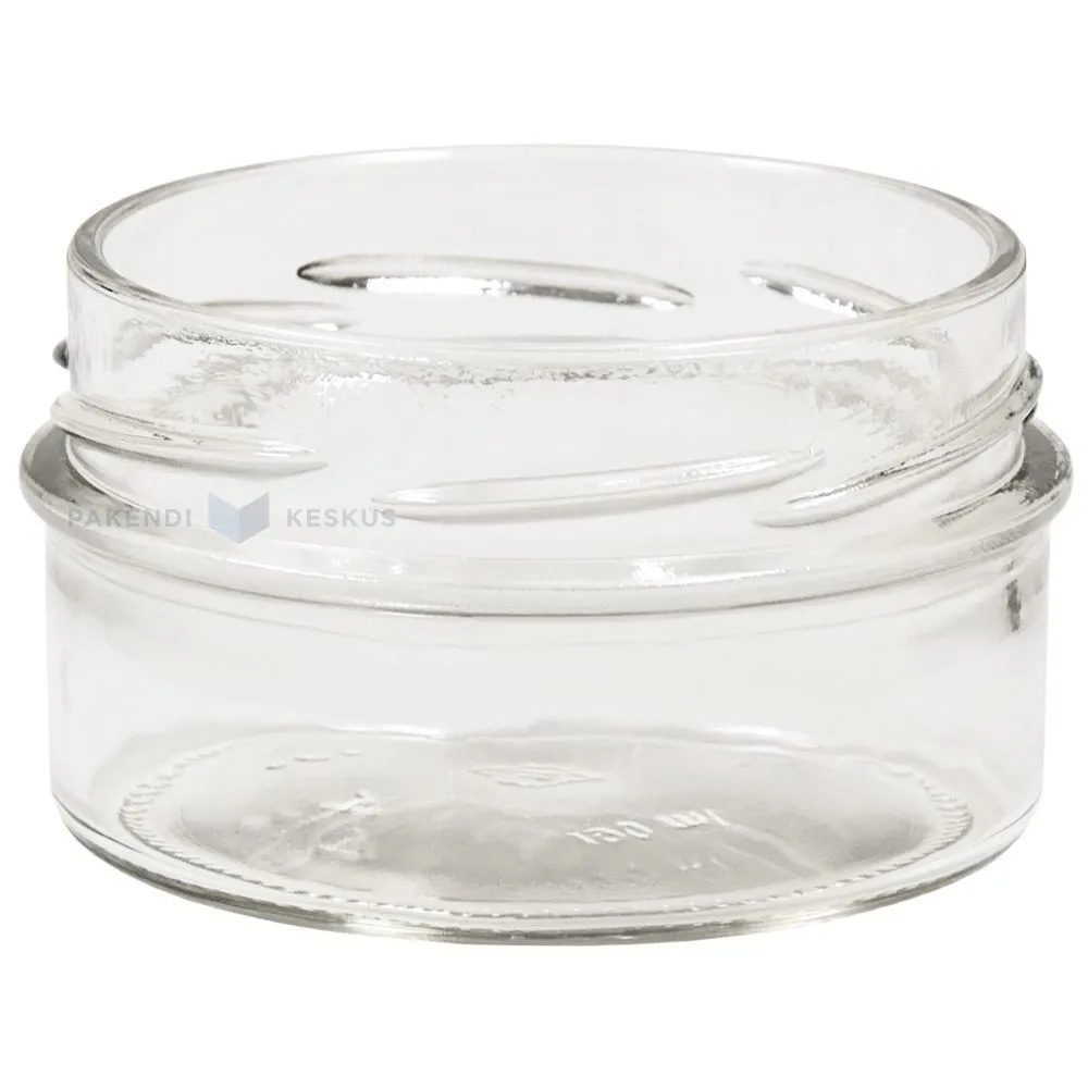 Klaaspurk ilma kaaneta Innovation 190ml diameetriga 82mm