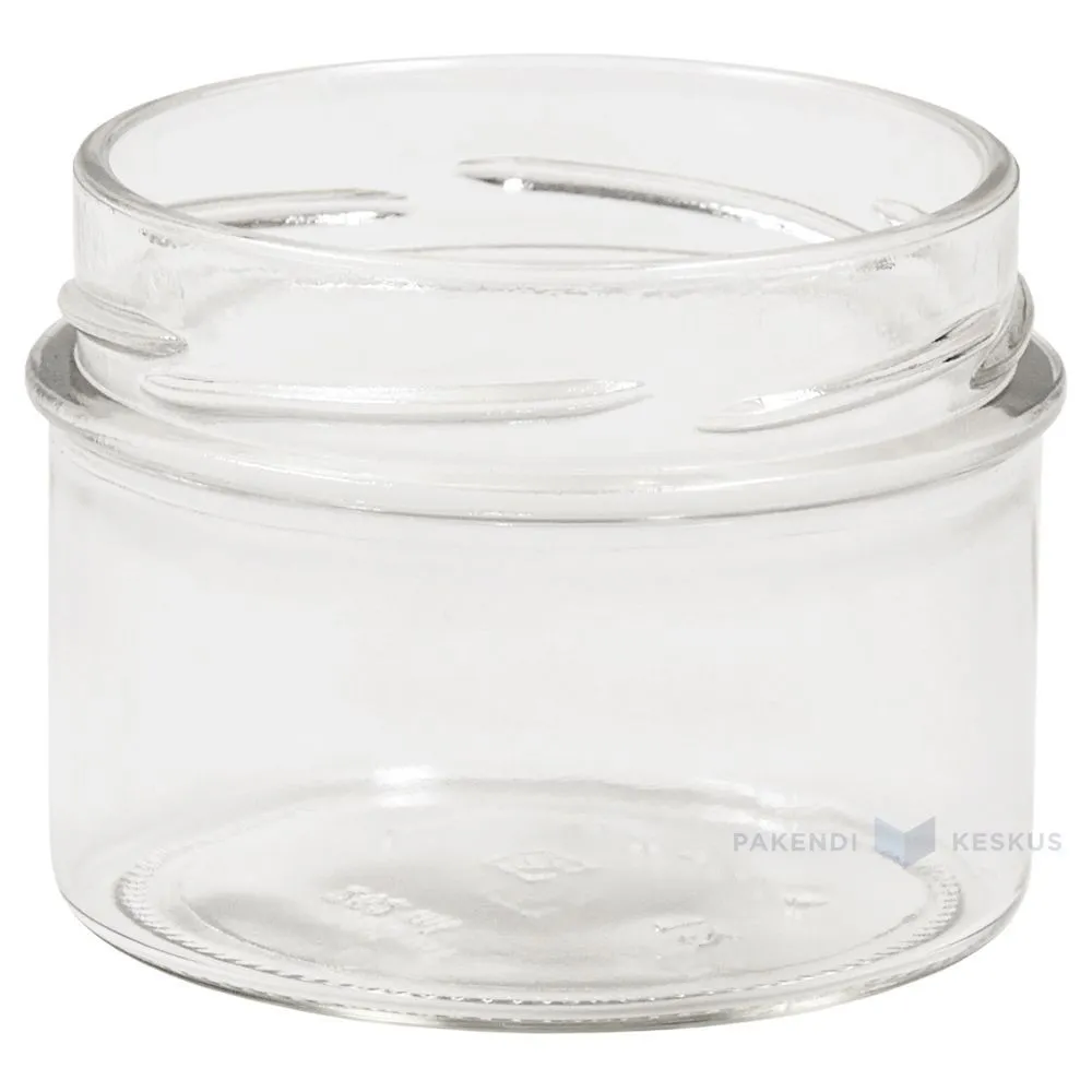 Glass jar without lid Innovation 262ml diameter 82mm