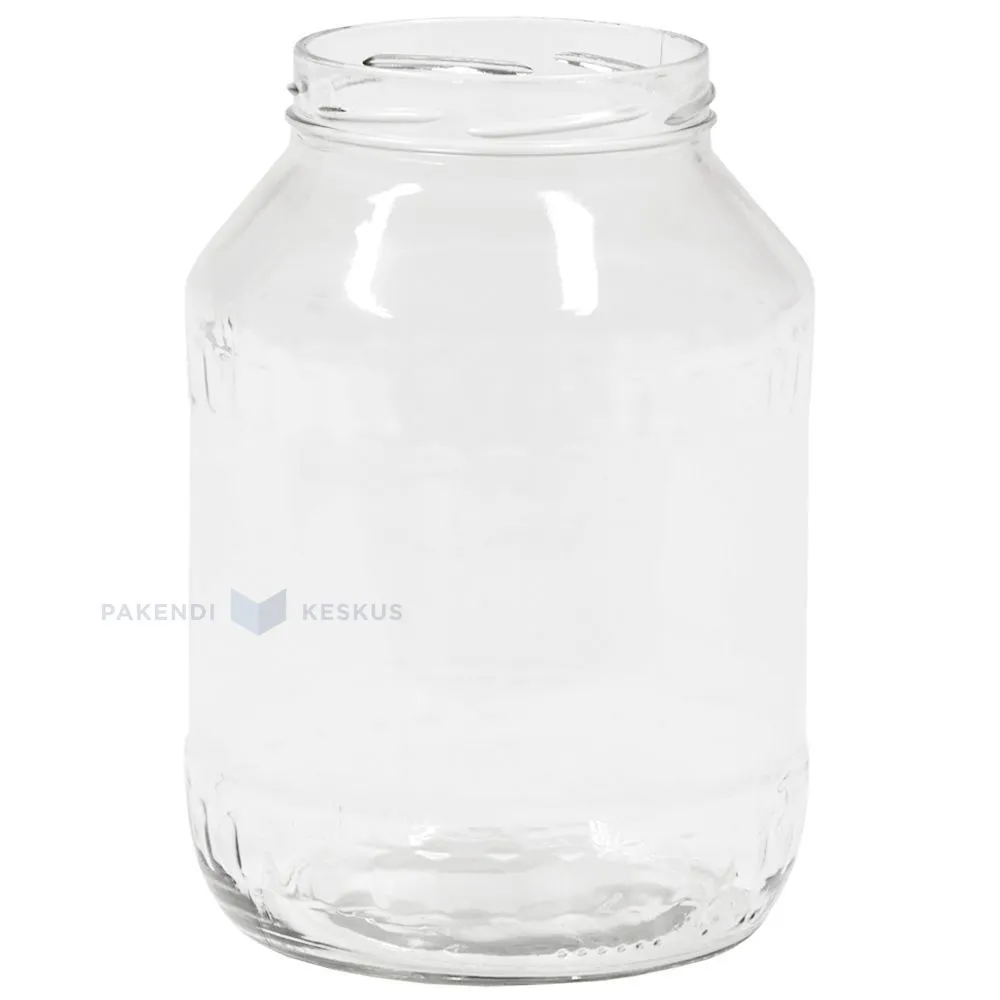 Klaaspurk ilma kaaneta 2650ml diameetriga 100mm