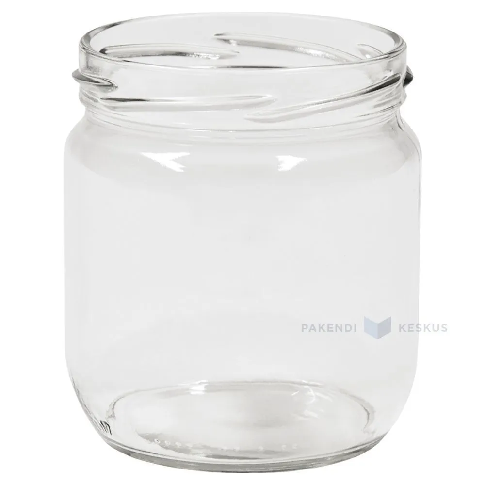 Glass jar without lid 425ml diameter 82mm