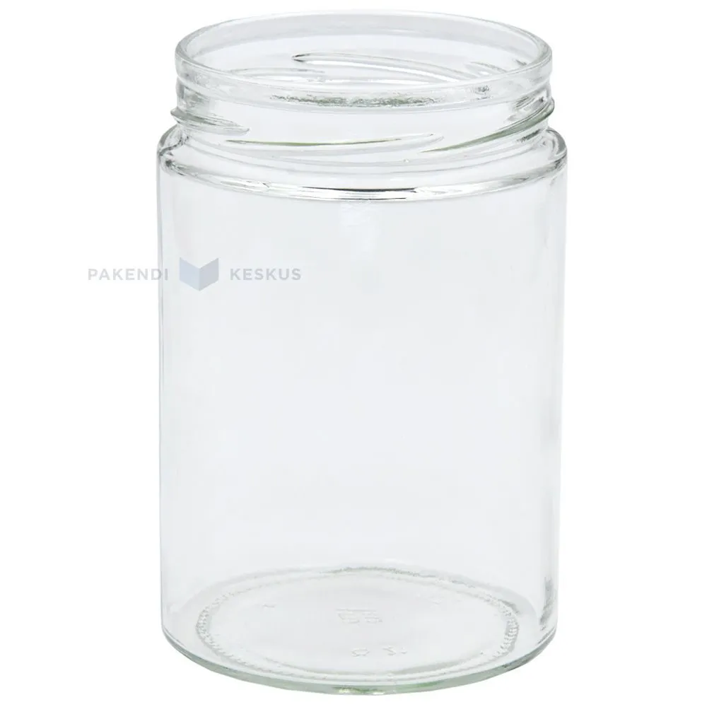 Glass jar without lid IPLUS82 580ml diameter 82mm