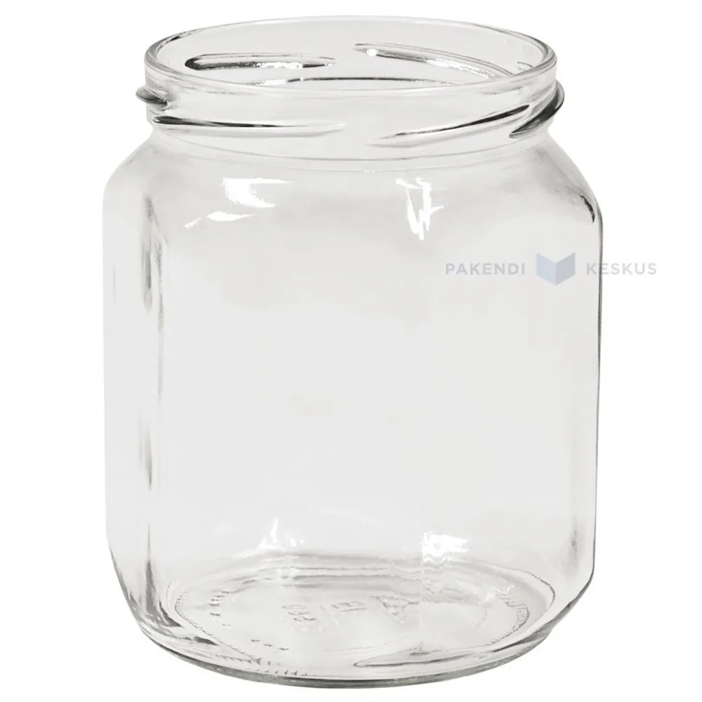 Lasipurkki ilman kansi IPLUS82 580ml halkaisija 82mm