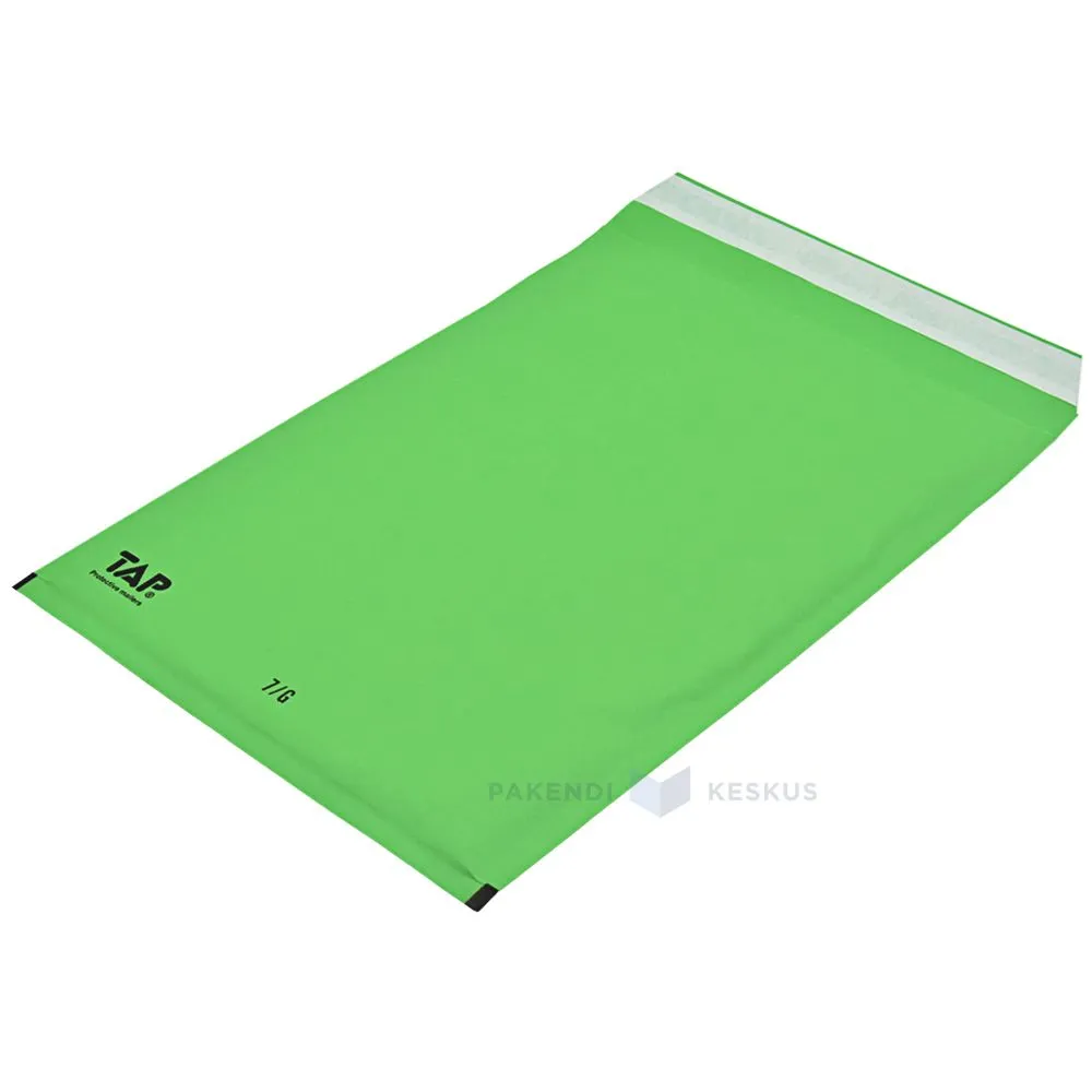 Green bubble envelope 23x34cm nr. 17