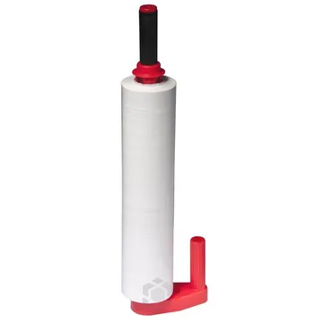 Punane plastikust käsihoidik 30-50cm laiale pakkekilele