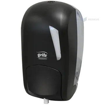 Manual foam soap dispenser for wall Grite black