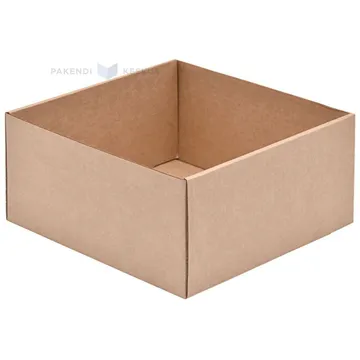 Bottom for corrugated carton box 140x140x70mm