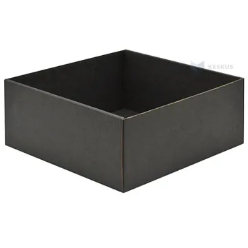 Black bottom for corrugated carton box 190x190x80mm