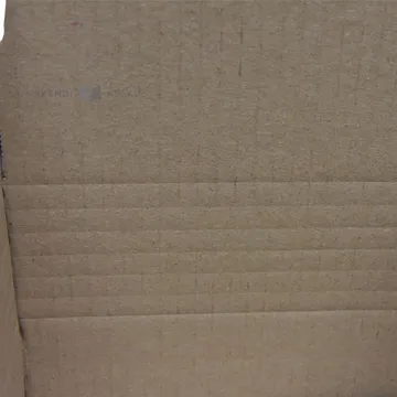 Corrugated carton box with glue strip opening strip and different heights 229x164x120-50mm