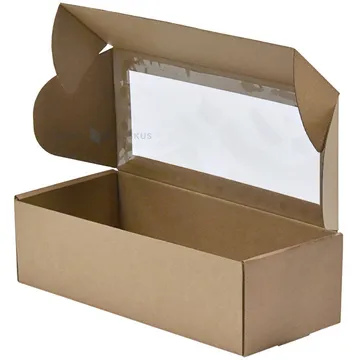 Lainepappkarp kaanega ja aknaga 330x150x100mm