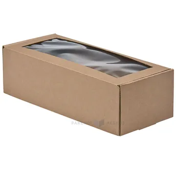 Lainepappkarp kaanega ja aknaga 330x150x100mm