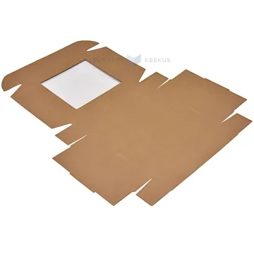 Lainepappkarp kaanega ja aknaga 330x300x80mm