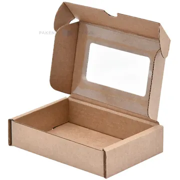 Minilainepappkarp kaanega ja aknaga 90x60x20mm