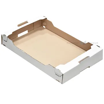 Белая коробка из гофрокартона 600x400x90мм