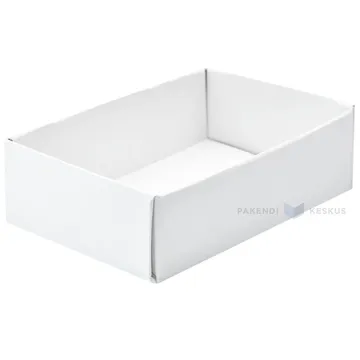 Pruun-valge kartongist PÕHI kinkekarbile 100x65x30mm