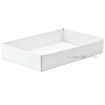 Pruun-valge kartongist PÕHI kinkekarbile 170x100x30mm