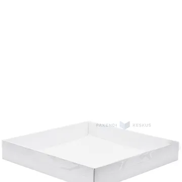 Läbipaistev PVC KAAS kinkekarbile 300x300x50mm