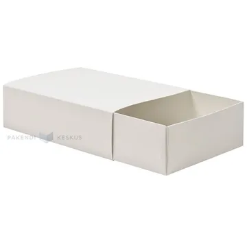 Laatikko valkoinen liukuva sisäosa 110x80x25mm