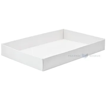 Valge PÕHI vutlar kinkekarbile 196x126x26mm
