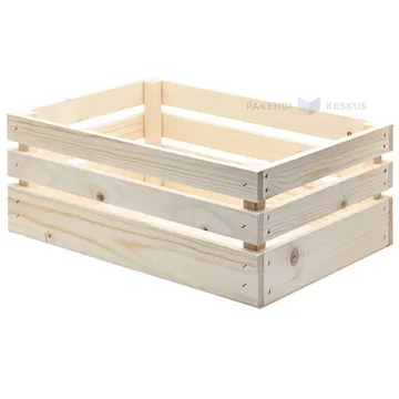 Puidust kinkekarp vineerist põhjaga 380x255x157mm