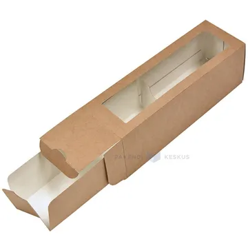 Macarons rasia,  18x5,5x5,5cm, rusk/valk, 50kpl/pkt