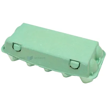 Green egg carton for 10 eggs S M L, 50pcs/pack